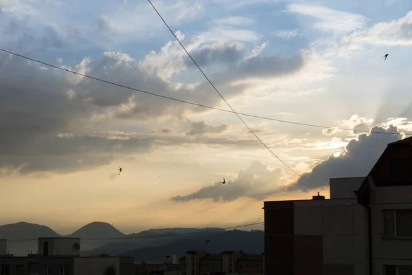 Paisaje Urbano Día Tiempo Disparo — Foto de Stock