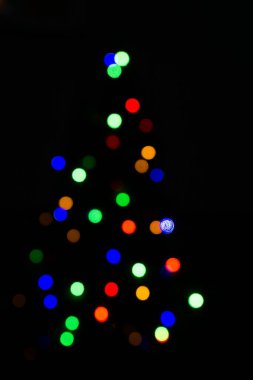 Bokeh ışıkları ile soyut arkaplan