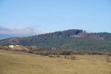 Tepeli dağ manzarası manzarası 