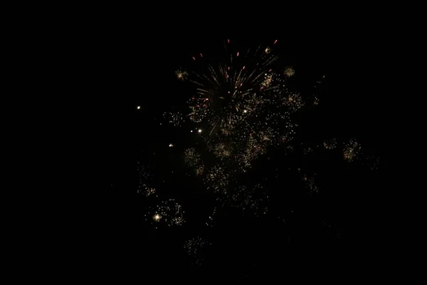 Újévi Tűzijáték Szlovákia — Stock Fotó
