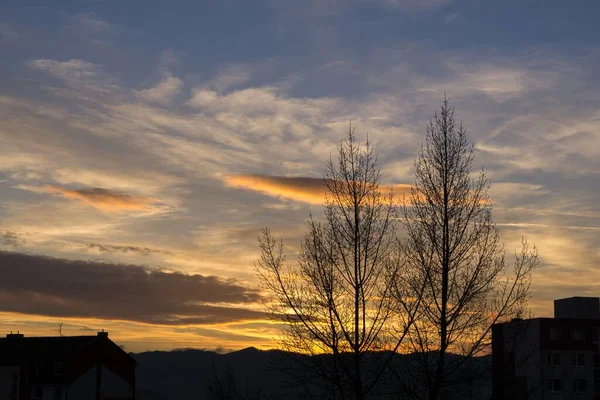 Evening Sunset Cityscape — Stok fotoğraf