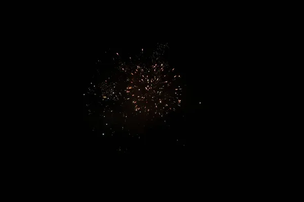 Nový Rok Fireworks Slovensko — Stock fotografie