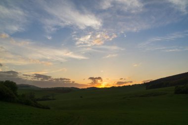Sonbaharda çayır. Slovakya