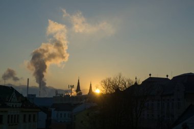 Şehir manzarası gündüz görüntüsü