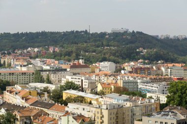 Brno, Çek Cumhuriyeti - 12 Şubat 2018: Brno şehir merkezinin sokaklarına bakın. Çek Cumhuriyeti