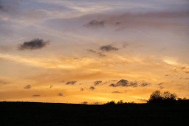 Slovakya 'da güzel bir gün batımı