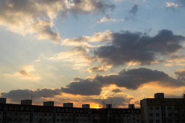 Zilina şehrinin gündüz çekimi. Slovakya