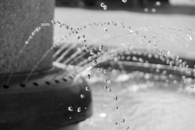 Eski Avrupa kentinde Çeşme 