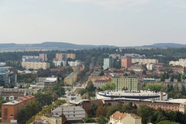 Brno, Çek Cumhuriyeti - 12 Şubat 2018: Brno şehir merkezinin sokaklarına bakın. Çek Cumhuriyeti