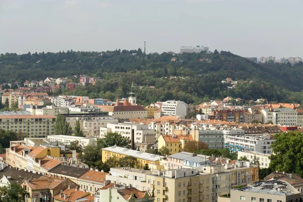 Brno República Tcheca Set 2018 Vista Para Ruas Centro Cidade — Fotografia de Stock