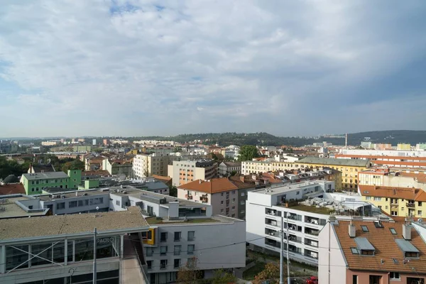 Brno Csehország Sze 2018 Kilátás Brno Belvárosára Cseh Köztársaság — Stock Fotó