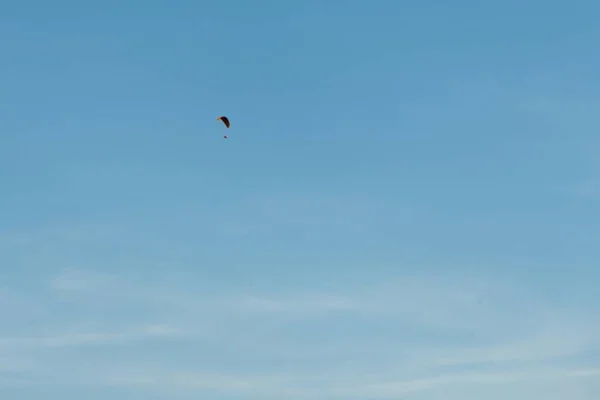 Paraplane Blå Himmel Slovakien — Stockfoto