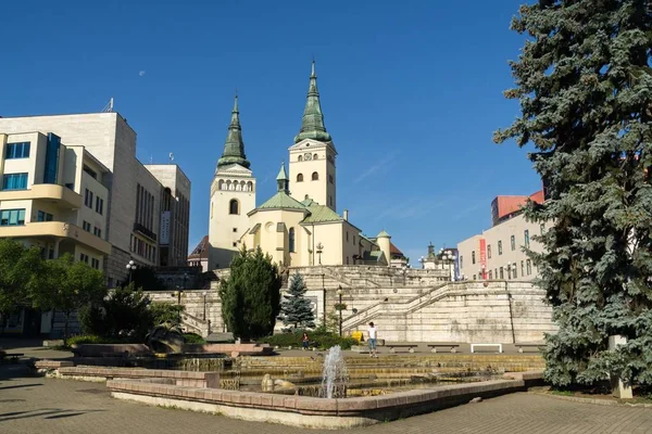 Dagopname Van Zilina City Slowakije — Stockfoto