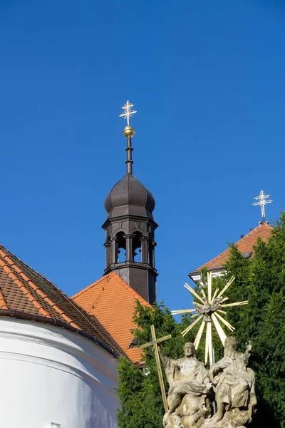Brno République Tchèque Sep 2018 Eglise Saint Giles Les Statues — Photo