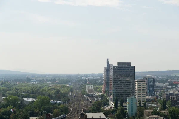 Czech Republic 2018年9月12日 ブルノ市内中心部の通りをご覧ください Czech Republic — ストック写真