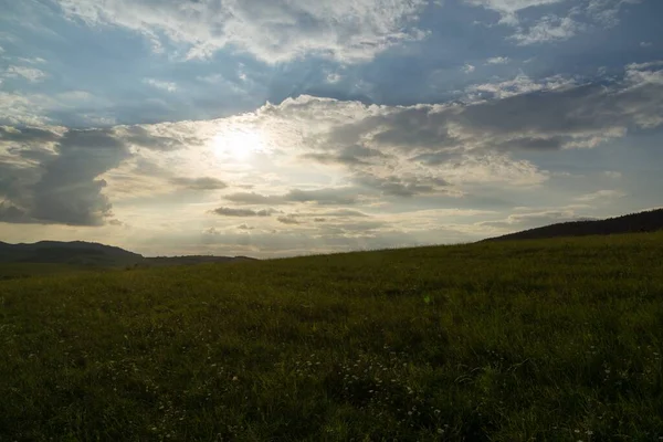 Bellissimo Paesaggio Cielo Blu — Foto Stock