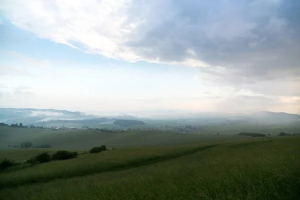 Beautiful Sunset Hill Slovakia — Stock Photo, Image