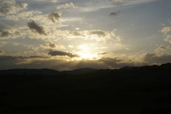 Paysage Prairie Montagne Verte — Photo