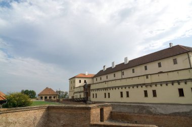 Arkaplanda güzel kale manzarası