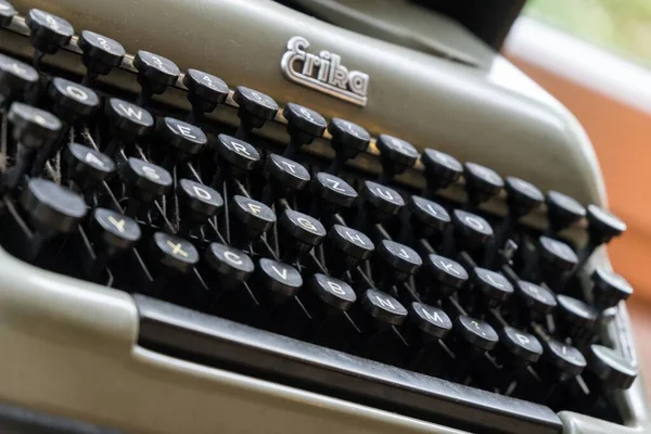 Close View Vintage Typewriter — Stock Photo, Image