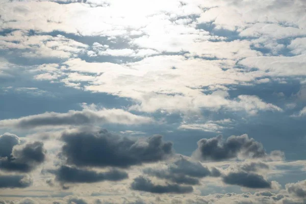 Wolken Lucht Met Witte Wolken — Stockfoto