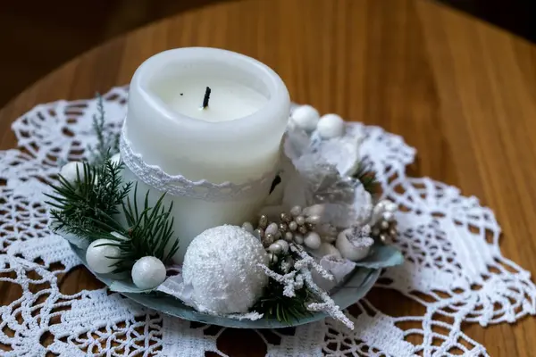 Karácsonyi Dekoráció Fán Szlovákia — Stock Fotó