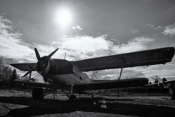 Tomcany Slovakien Augusti 2017 Ägs Aeromuseum Martin Tomcany Flygplan Utställda — Stockfoto