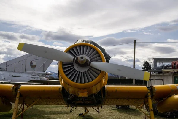 Tomcany Slowakei August 2017 Besitz Des Aeromuseum Martin Tomcany Flugzeuge — Stockfoto