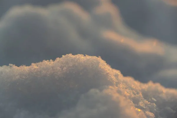 Montón Nieve Cerca Durante Invierno Países Bajos — Foto de Stock