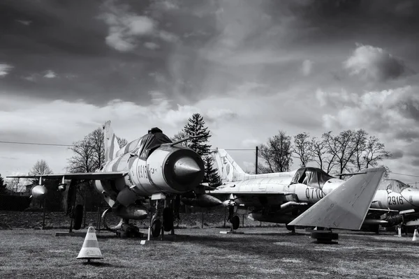 Tomcany Eslováquia Agosto 2017 Propriedade Aeromuseum Martin Tomcany Aviões Exibidos — Fotografia de Stock