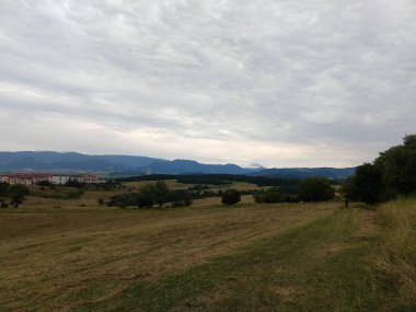 Zilina şehrinin gündüz çekimi. Slovakya