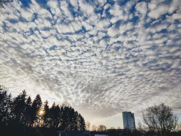 Flygfoto Över Den Europeiska Staden — Stockfoto