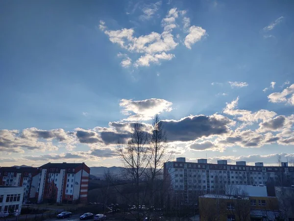 Paisaje Urbano Día Tiempo Disparo — Foto de Stock