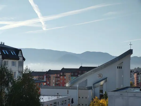 Tiro Diurno Cidade Zilina Eslováquia — Fotografia de Stock