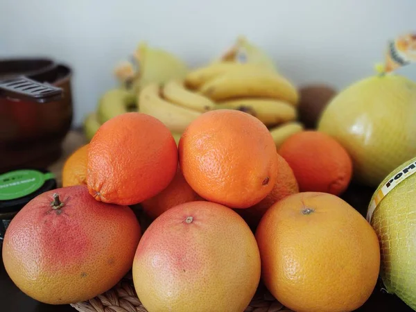 Varios Frutos Tropicales Que Cierran Disparados — Foto de Stock