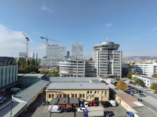 Luftaufnahme Der Europäischen Stadt — Stockfoto