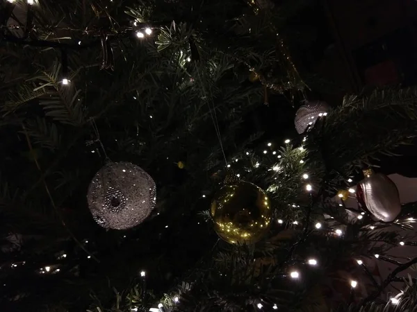 Juldekorationer Träd Slovakien — Stockfoto