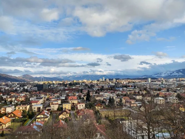 Luftaufnahme Der Europäischen Stadt — Stockfoto