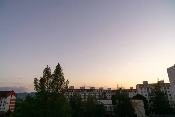 Wolken Über Der Stadt Slowakei — Stockfoto