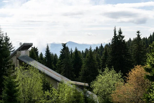 Altes Holzhaus Den Bergen — Stockfoto