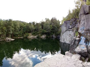 Doğa arka planındaki güzel kanyon