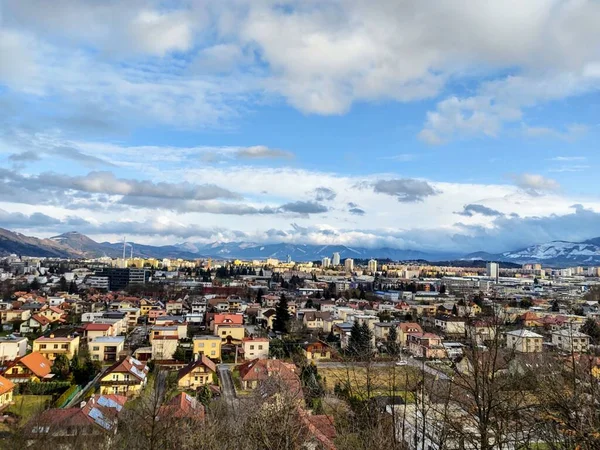 Вид Висоти Місто Єврозове — стокове фото