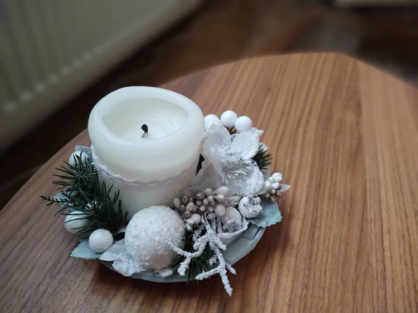 Las Decoraciones Navideñas Cierran Tiro —  Fotos de Stock