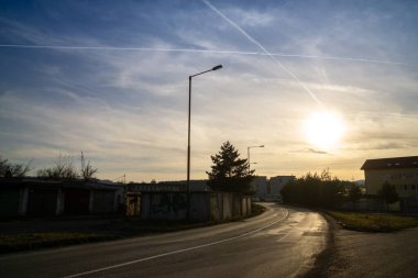 Slovakya 'da gün doğumu ya da gün batımı