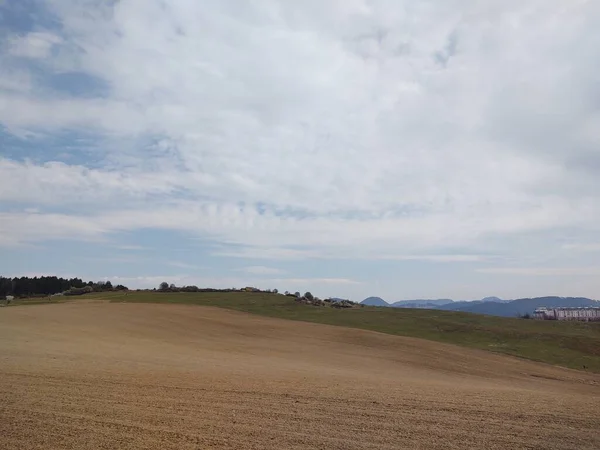 Route Rurale Campagne Prise Vue Jour — Photo