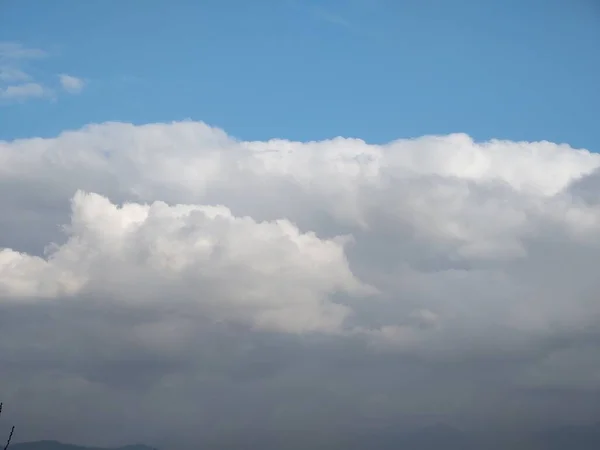 Blue Sky Clouds Day Time Shot — Stock Photo, Image