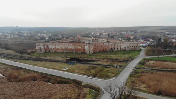 Castello distrutto a Leopoli Ucraina — Video Stock