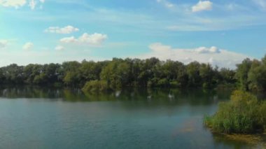 Ukrayna 'da seyahat eden insansız hava aracı.
