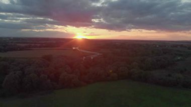 Ukrayna 'da seyahat eden insansız hava aracı.