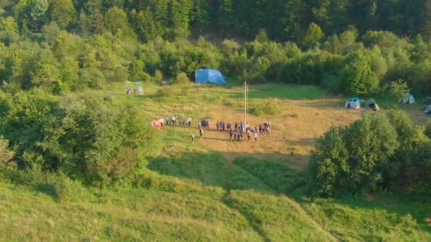 Voyage nature drone tourné dans la belle Ukraine — Video